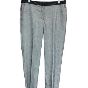 Talbots Pants Faux Leather Trim